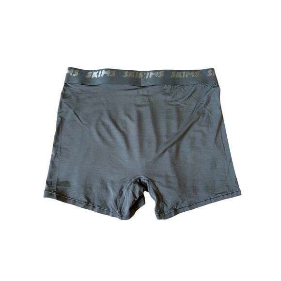 NWOT SKIMS Stretch MENS 3" BOXER BRIEF size M Green Gunmetal - Picture 5 of 5